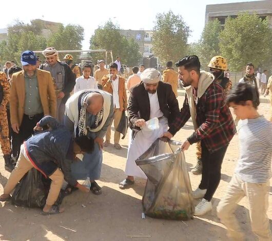 تدشين حملة مجتمعية لتنظيف الحارات والأحياء في مأرب