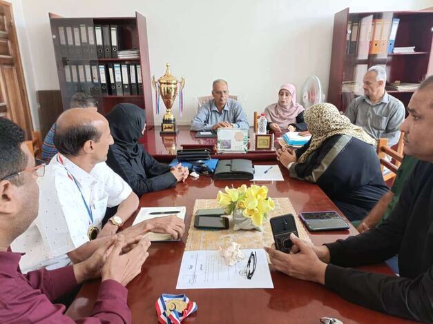 شعبة التعليم العام بتربية عدن تعقد الاجتماع الموسع الرابع للأنشطة المدرسية للعام ٢٠٢٣م