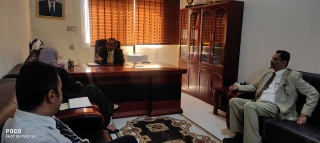 الوزير الوصابي يلتقي المستشار الثقافي في سفارة بلادنا للمملكة الأردنية بعدن