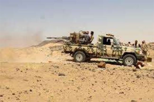قوات محور سبأ تدك مواقع مليشيا الحوثي شمال حريب .