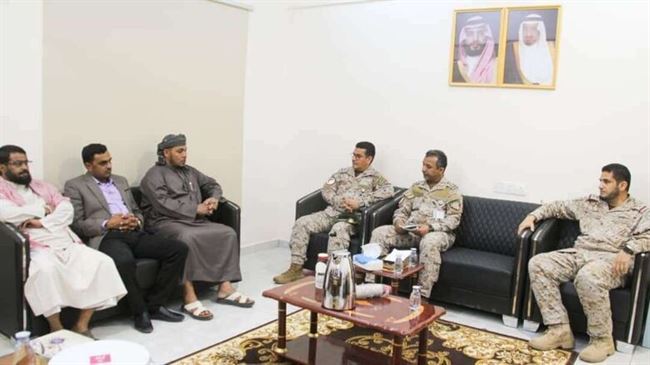 محافظ سقطرى يناقش مع وفد من قيادة القوات المشتركة جهود المملكة الداعمة للقطاع الصحي في المحافظة