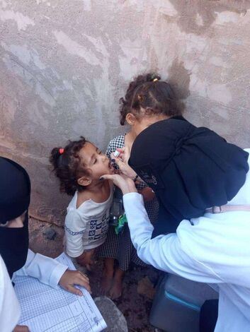 انطلاق الجولة الأولى من الحملة الوطنية للتحصين ضد شلل الأطفال بطور الباحة