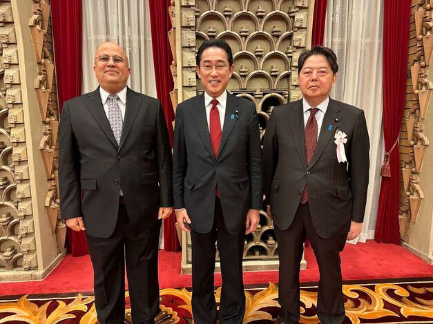 السفير عادل السنيني يشارك فى الامسية الرمضانية التى اقامها رئيس وزراء اليابان لرؤساء البعثات الدبلوماسية