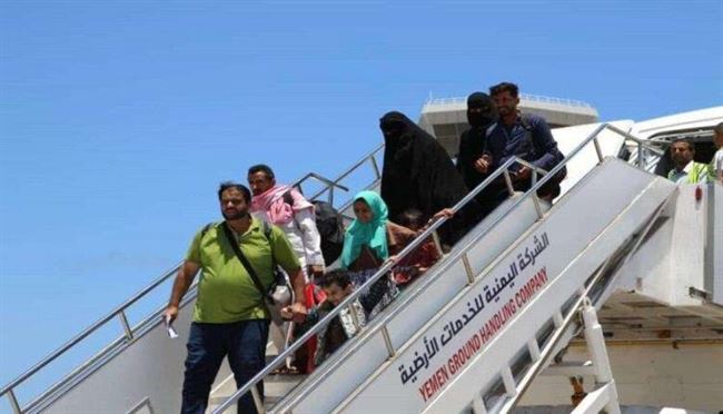 وصول دفعة من العالقين في السودان إلى مطار عدن