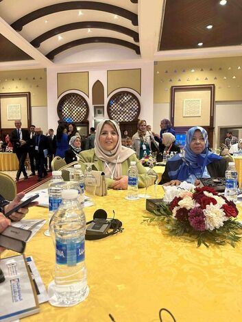 السفيرة آمنة محسن تشارك بورقة عمل في المؤتمر الاقليمي لتعزيز المشاركة الانتخابية للمرأة "آليات وحلول" بطرابلس الغرب