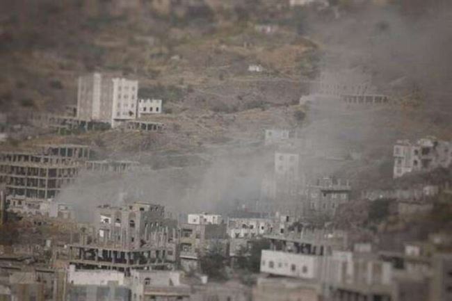 قصف حوثي بطيران مسير يستهدف مواقع للجيش بتعز