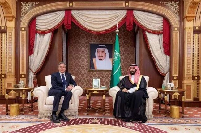 وزير الخارجية الأمريكي يبحث مع ولي العهد السعودي أوجه التعاون بين الرياض وواشنطن إقليميا ودوليا